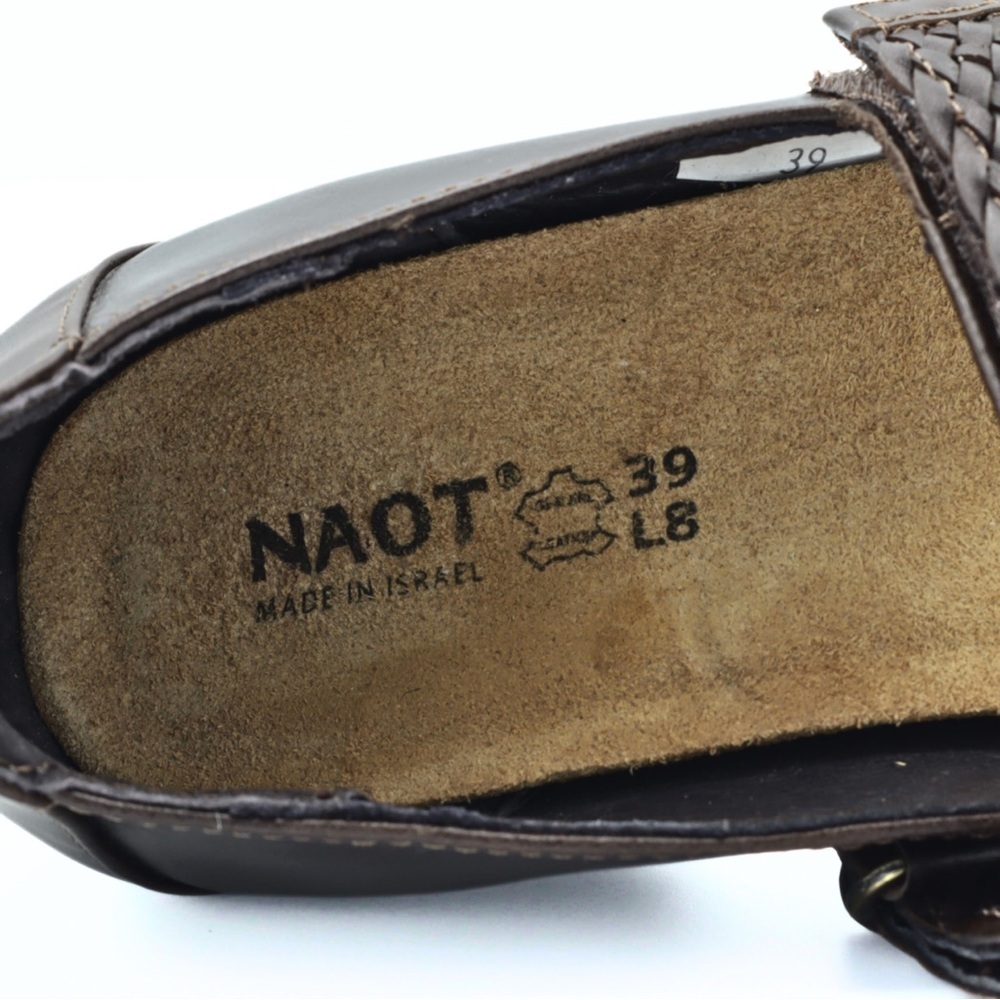 NAOT Forward Mary Jane Shoes Women’s EU 39 US 8 Brown Leather Comfort Low Heel - Picture 11 of 11
